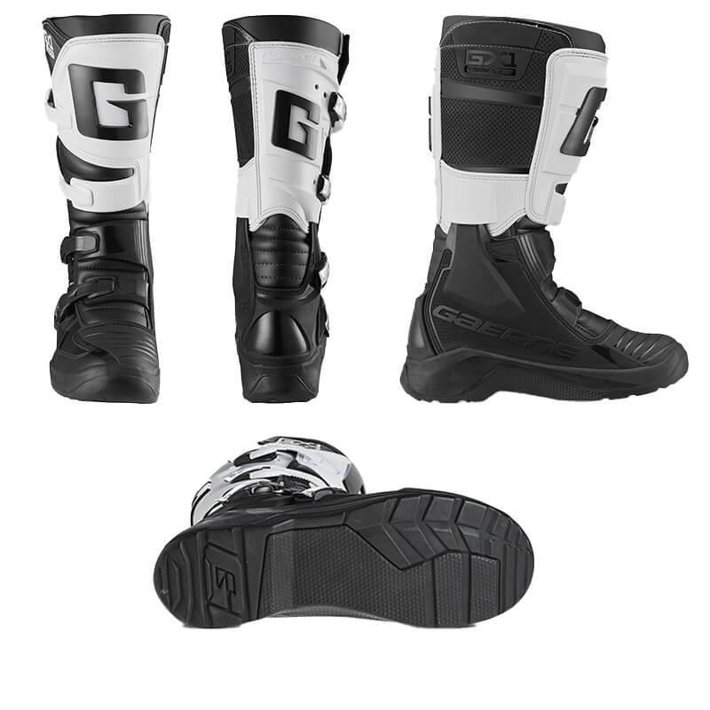 bottes gaerne gx1 evo noir blanc mx