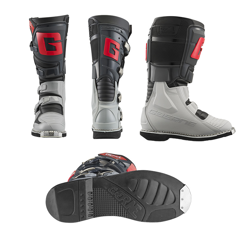 bottes gaerne gx1 fx gris rouge mx
