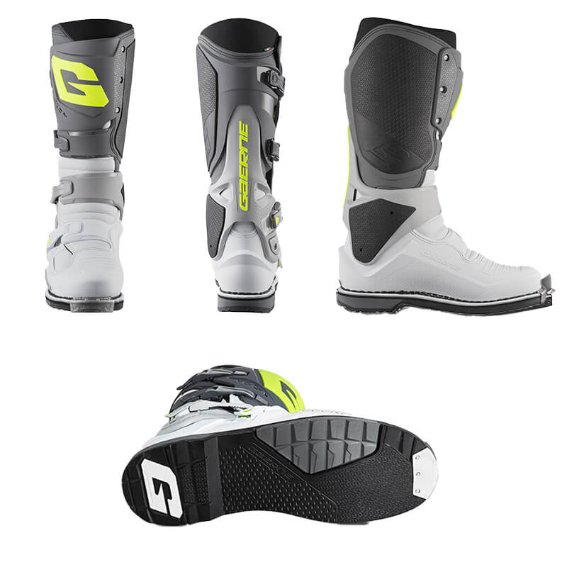 bottes gaerne motocross sg22 anhracite jaune fluo sx 2025