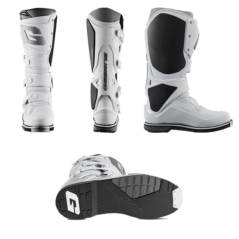 bottes gaerne motocross sg22 blanc gris sx 2025