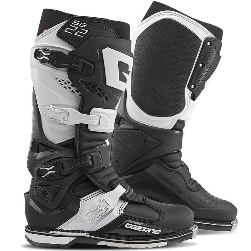 bottes gaerne motocross sg22 noir blanc 2025