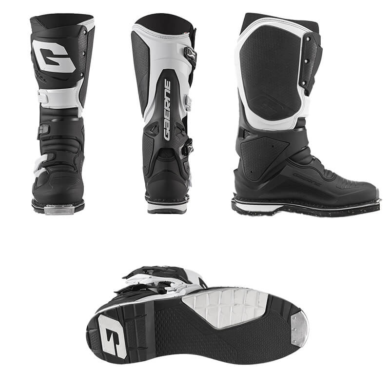 bottes gaerne motocross sg22 noir blanc sx 2025