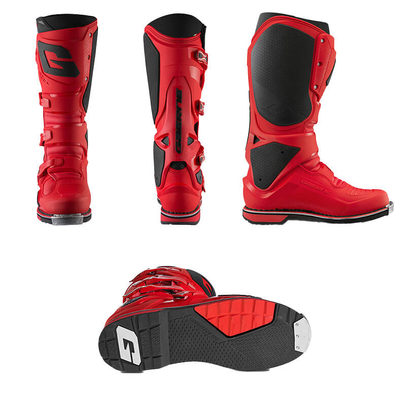 bottes gaerne motocross sg22 rouge sx 2025