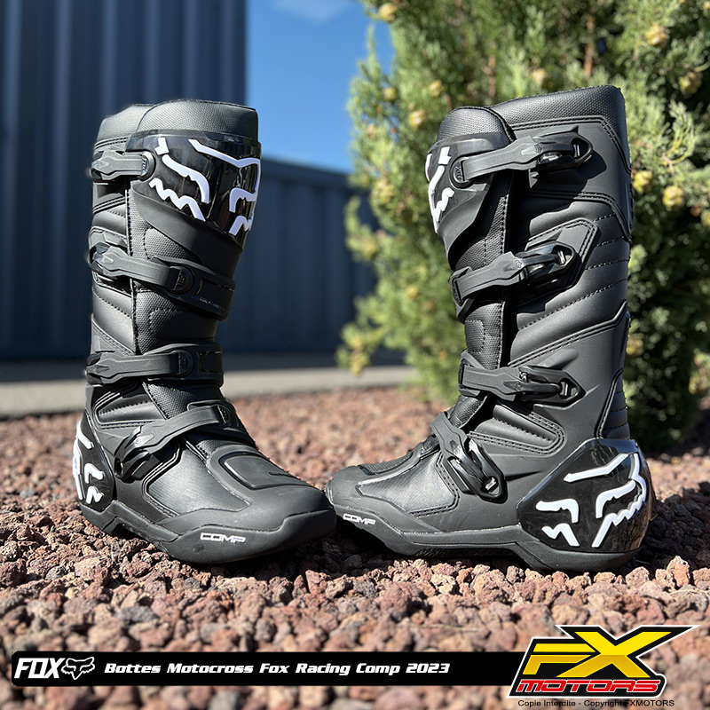 bottes motocross fox racing comp noir 2023