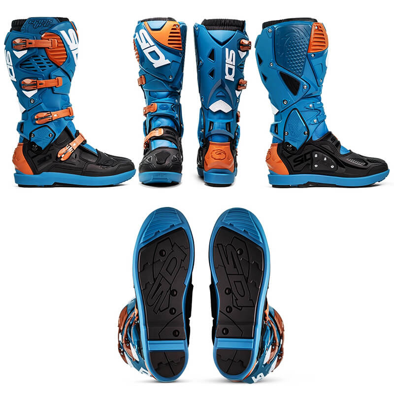 bottes sidi crossfire 3 srs bleu bronze 2025 cross