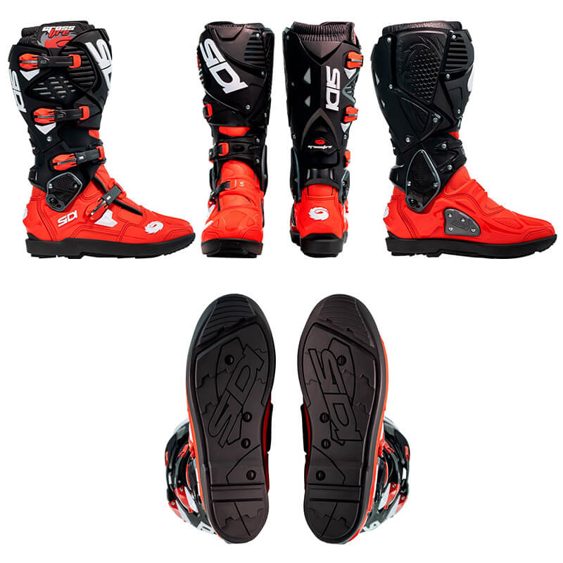 bottes sidi crossfire 3 srs rouge 2025 cross