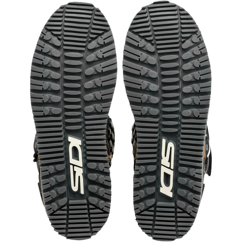 bottes sidi trial zero marron semelle