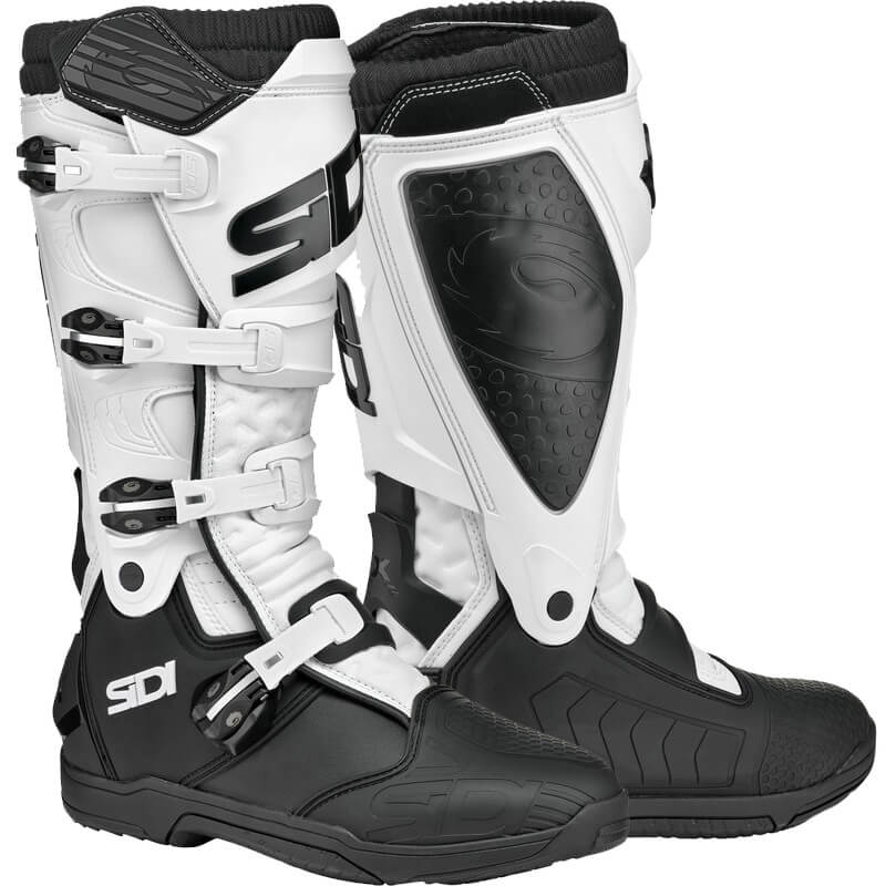 bottes sidi xpower sc noir blanc