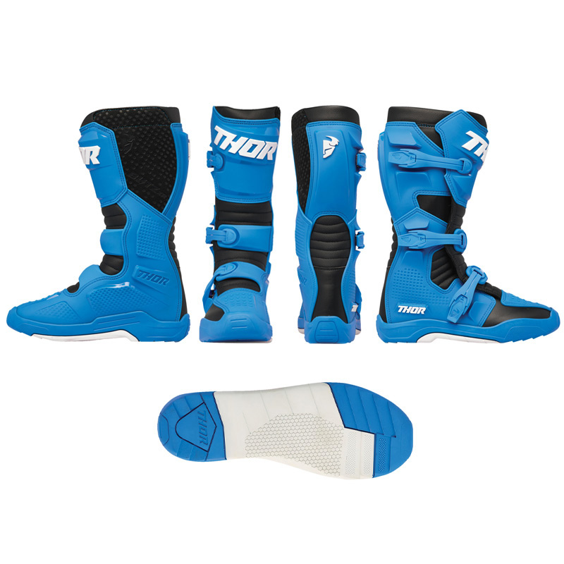 bottes thor mx blitz xr bleu 2024 cross