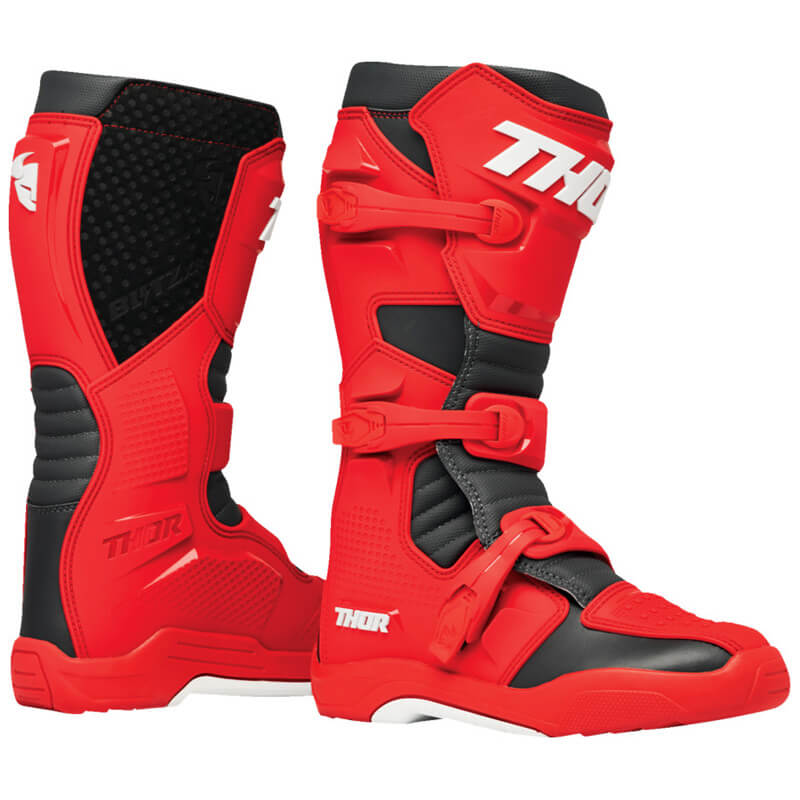 bottes thor mx blitz xr rouge 2024