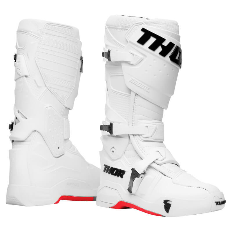 bottes thor mx radial blanc rouge 2023