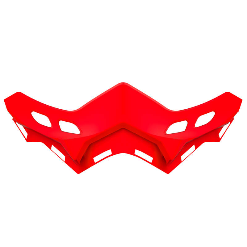 cache nez airoh aviator 3 rouge 2025