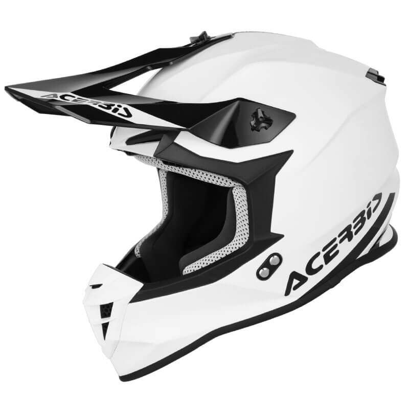 casque acerbis linear color blanc 2025
