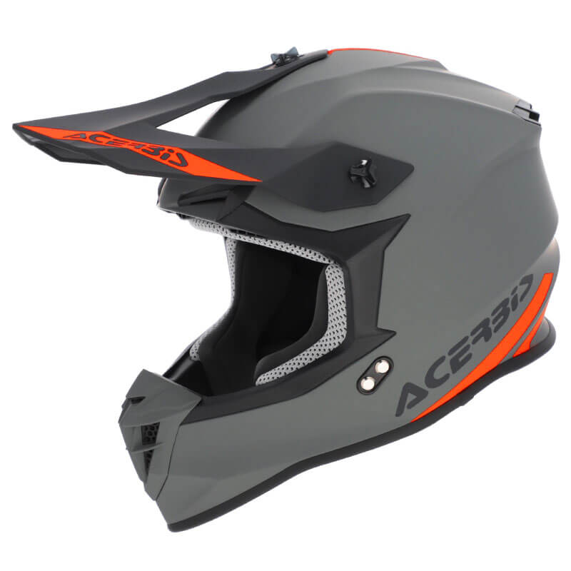 casque acerbis linear color gris 2025