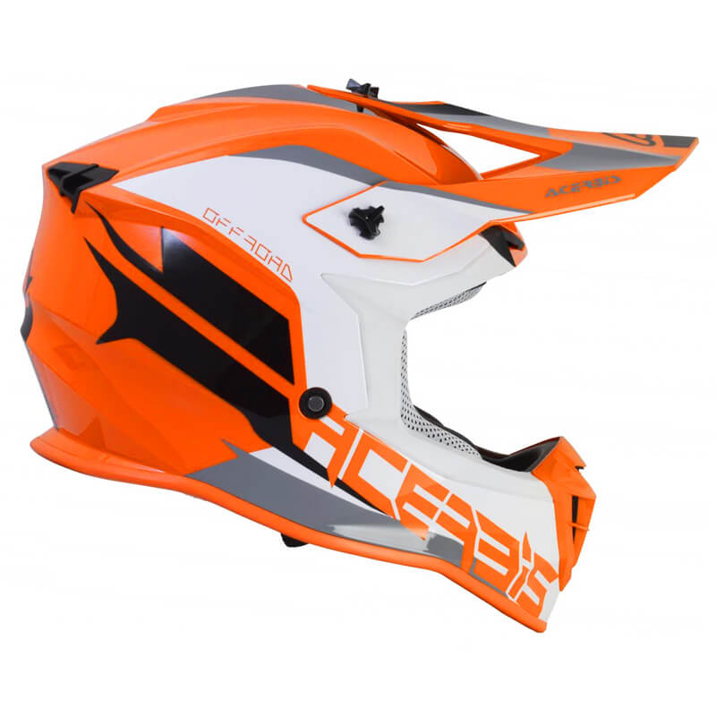 casque acerbis linear orange 2021 motocross