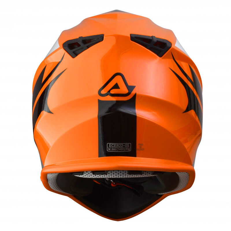 casque acerbis linear orange 2021 tt