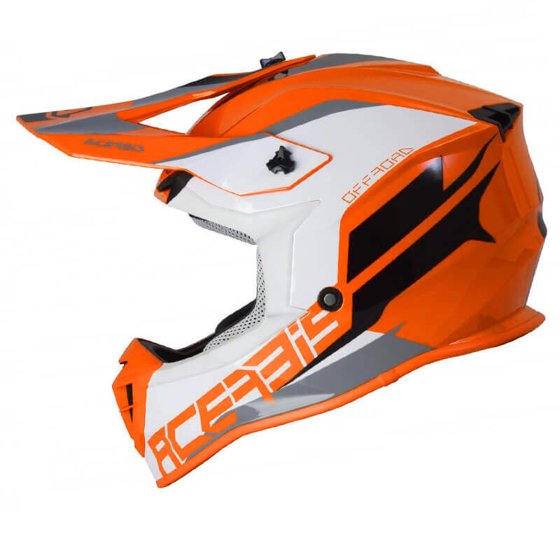 casque acerbis linear orange 2021