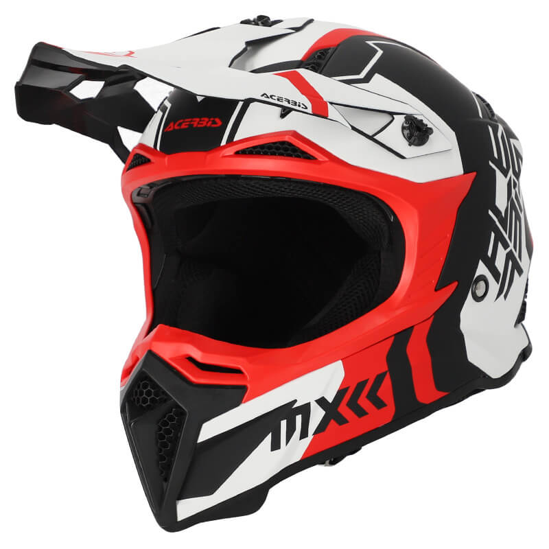 casque acerbis profile 5 22 06 rouge 2023 cross