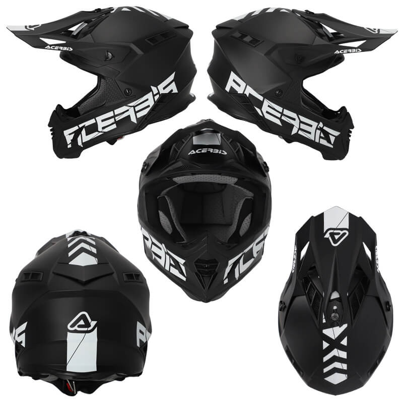 casque acerbis x track 22 06 noir 2023 enduro