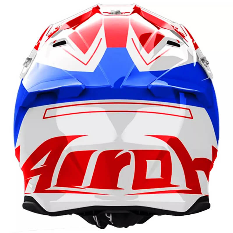 casque airoh dizzy bleu blanc rouge 2025 cross