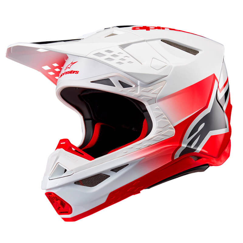 casque alpinestars sm10 unite 2024 rouge mx