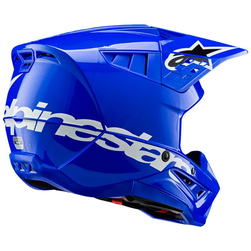 casque alpinestars sm5 corp 2024 bleu motocross