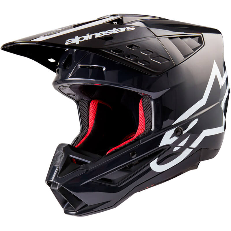 casque alpinestars sm5 corp 2024 noir mx