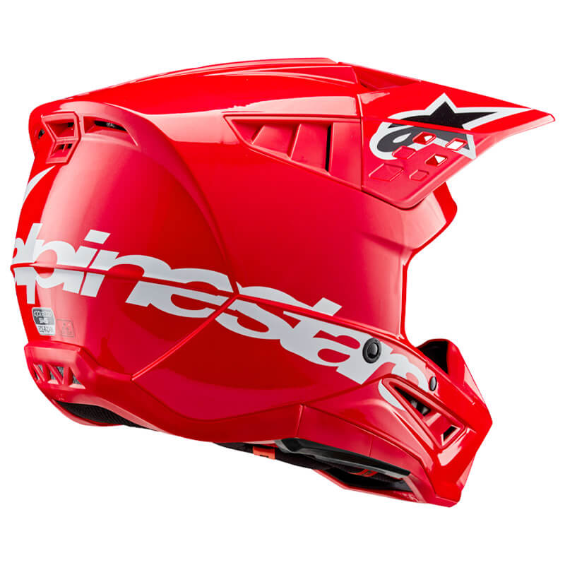 casque alpinestars sm5 corp 2024 rouge motocross