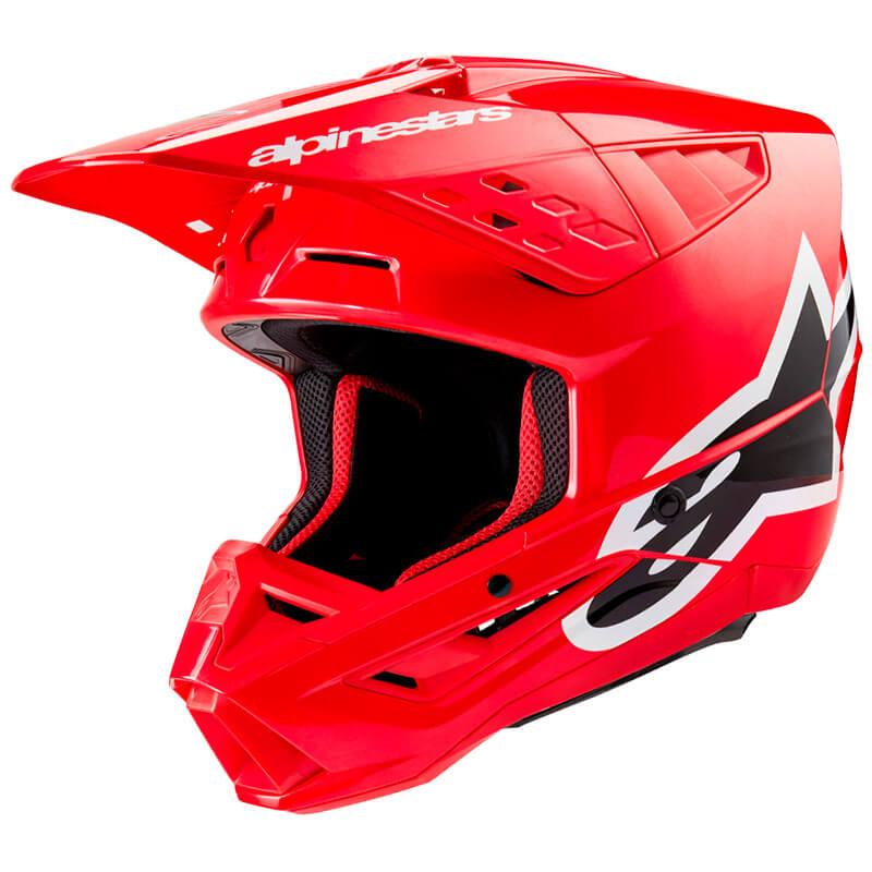 casque alpinestars sm5 corp 2024 rouge mx