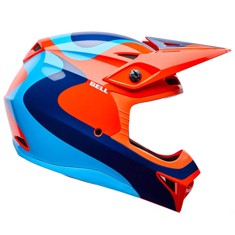 casque bell enf mx 10 wave orange