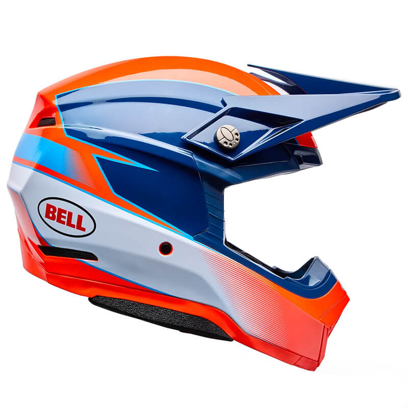 casque bell moto 10 falcon orange sx