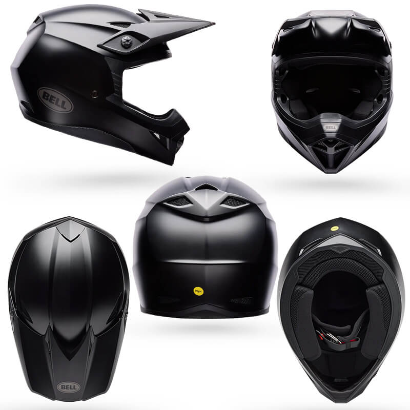casque bell mx10 noir mat