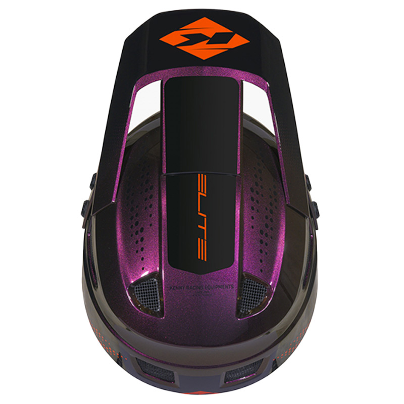 casque bmx elite graphic cameleon orange 27 mx