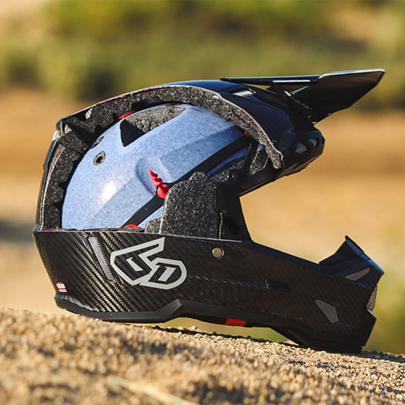 casque cross 6D ATR3 2026 solid noir mat moto