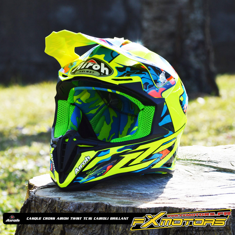 Casque Cross Airoh Twist Tc16 Cairoli Brillant Fx Motors