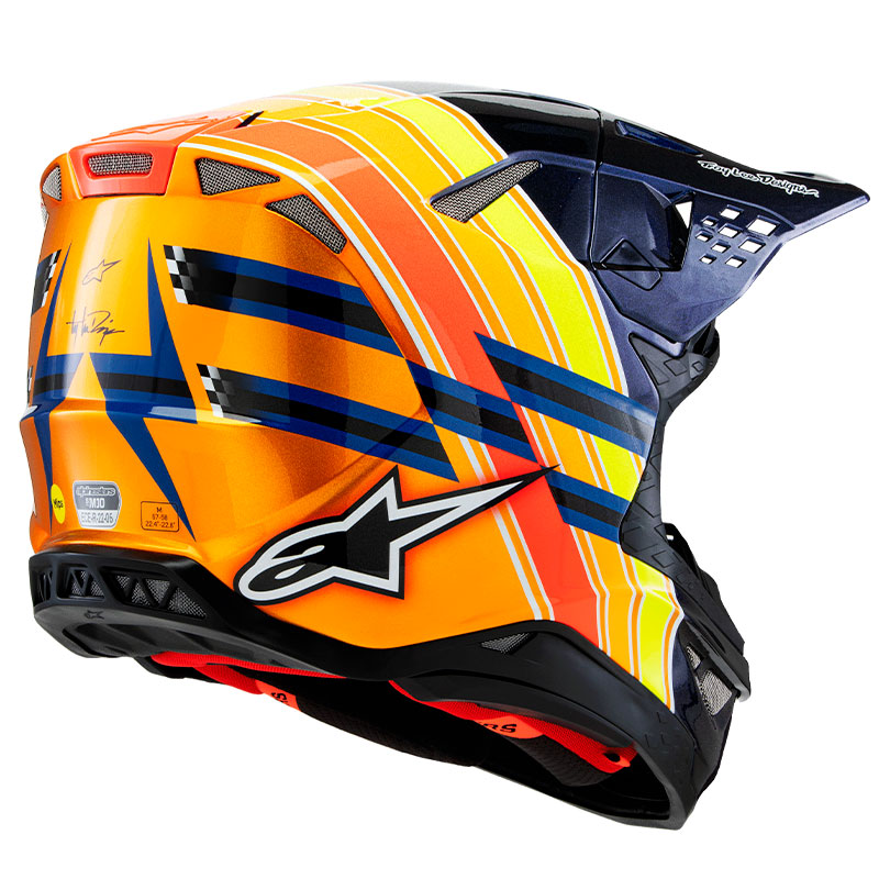 casque cross alpinestars sm10 2026 troyleedesigns edition enduro