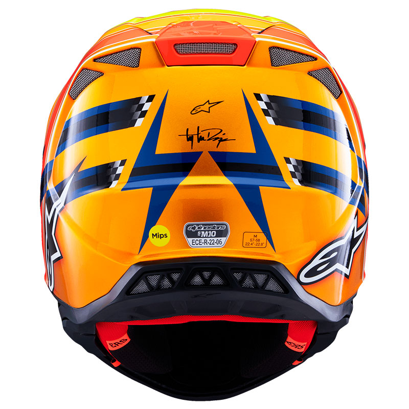 casque cross alpinestars sm10 2026 troyleedesigns edition offroad