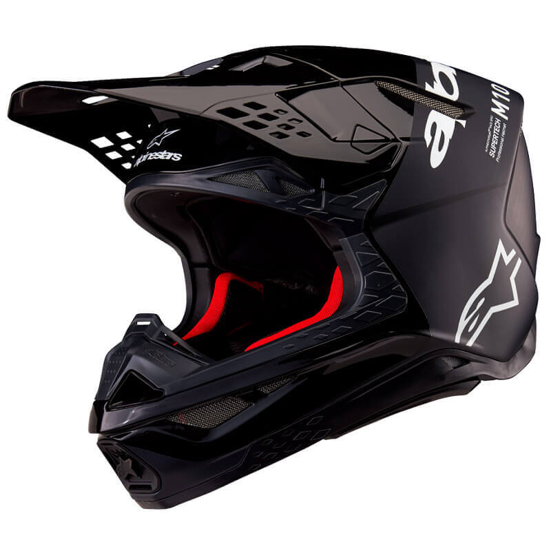 casque cross alpinestars sm10 flood 2024 noir mx