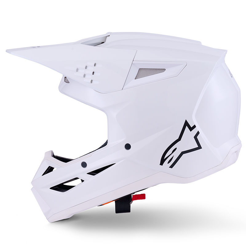 casque cross alpinestars sm3 2026 solid blanc brillant fxmotors