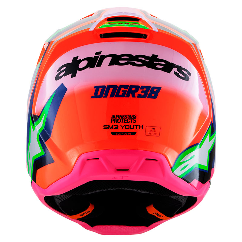 casque cross alpinestars sm3 youth 2026 deegan enfant trail