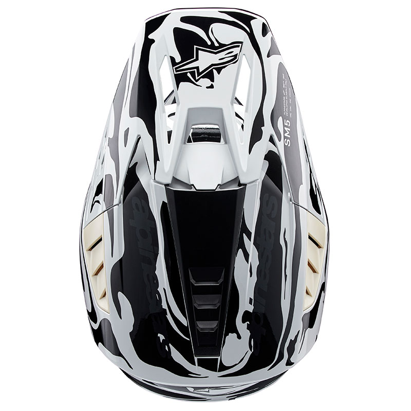 casque cross alpinestars sm5 2026 mineral black white camo