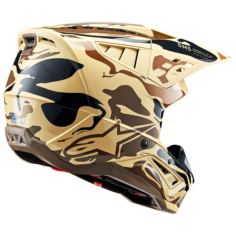 casque cross alpinestars sm5 2026 mineral camo enduro