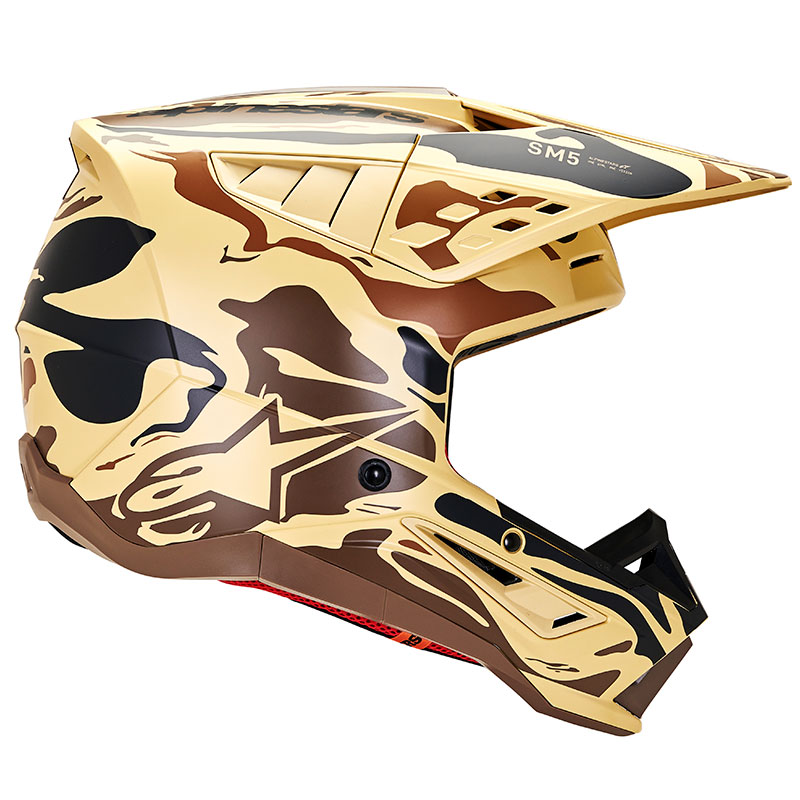 casque cross alpinestars sm5 2026 mineral camo offroad