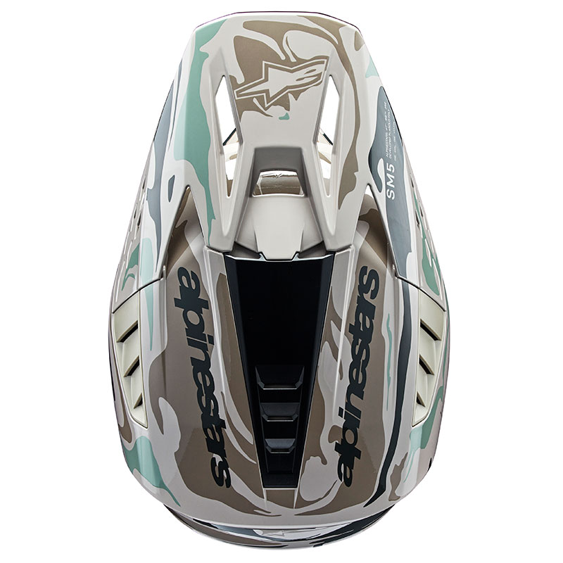 casque cross alpinestars sm5 2026 mineral marron camo