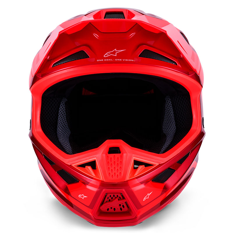 casque cross alpinestars sm7 2026 core rouge motocross