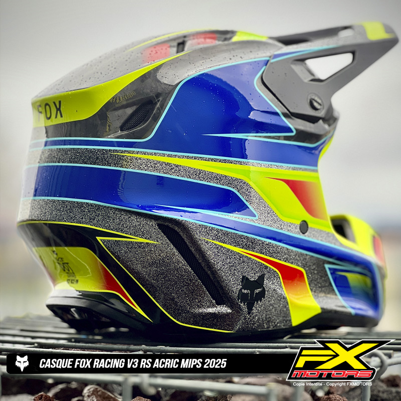 casque cross fox v3 rs acric mips 2025 carbone