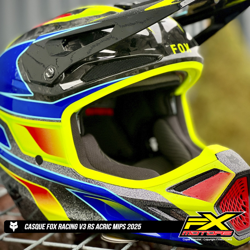 casque cross fox v3 rs acric mips 2025