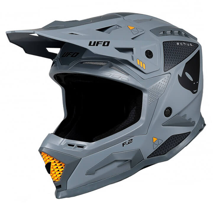 casque cross ufo echus gris 24 motocross