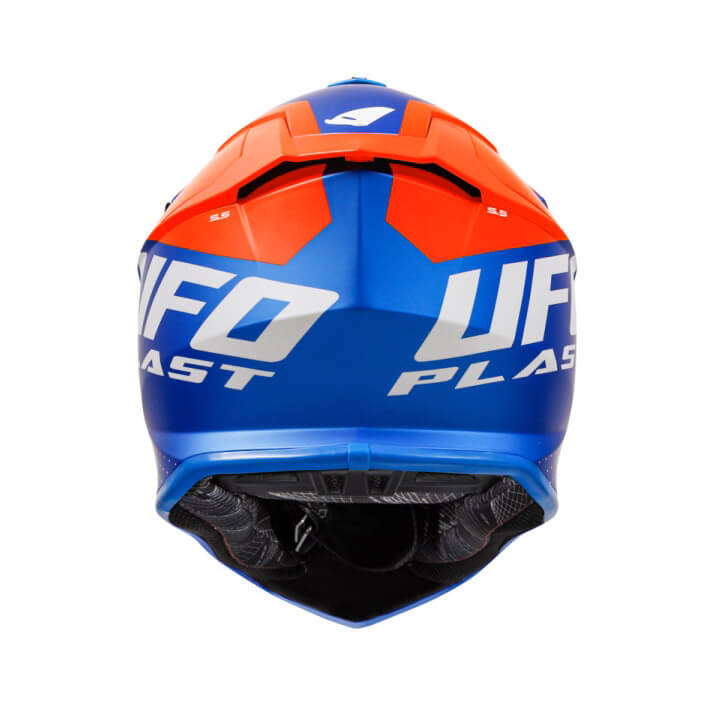 casque cross ufo intrepid beu rouge mat 2024 moto