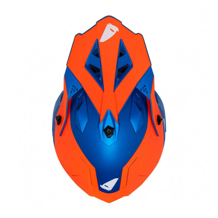 casque cross ufo intrepid beu rouge mat 2024 quad